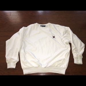 mens L POLO RALPH LAUREN GOLF JACKET WHITE PGA USA